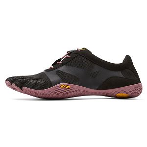 Vibram KSO EVO Black/Rose Womens Training Shoes | India-352490